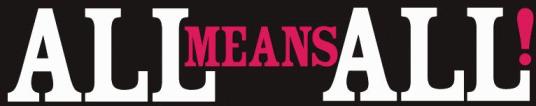 All Means All - A night of Comedy and Music